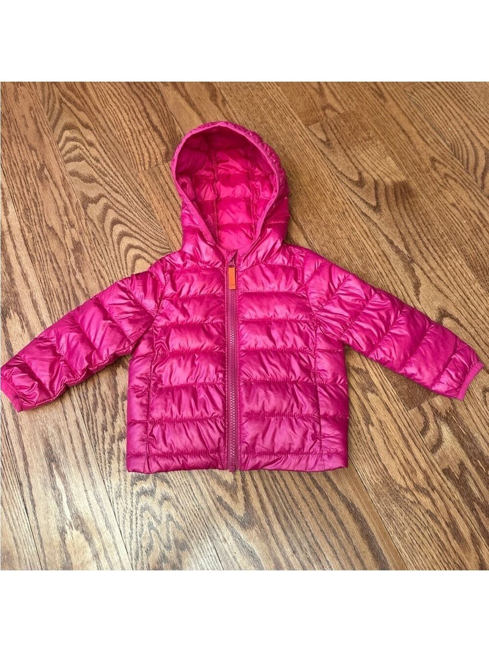 Primary Puffer Jacket Girls Size 12-18 Months Pink